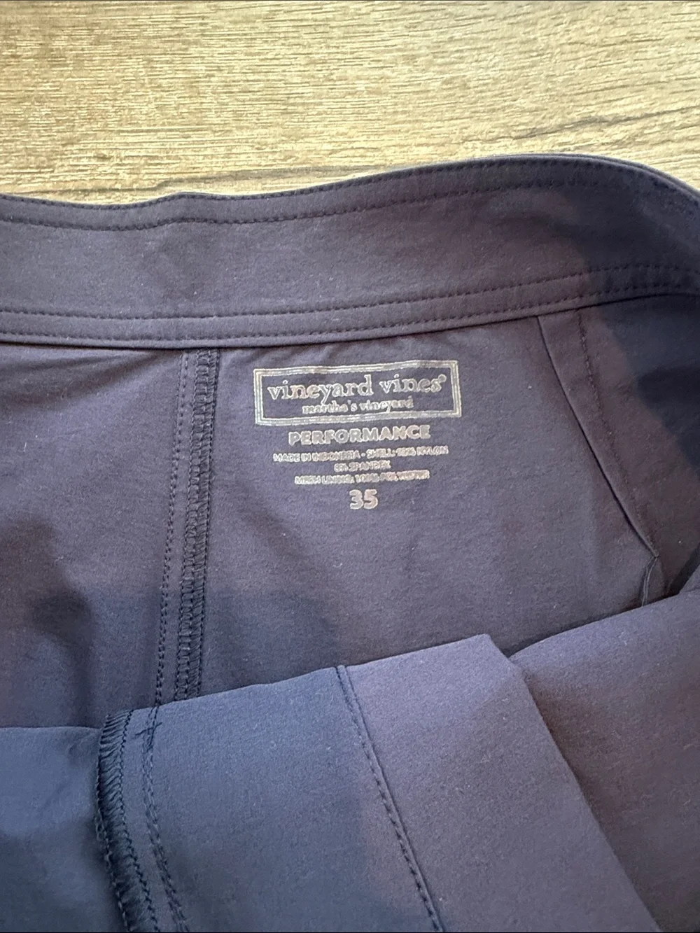 Vineyard Vines‎ 35 Navy Blue Performance On-The-Go Boardshorts